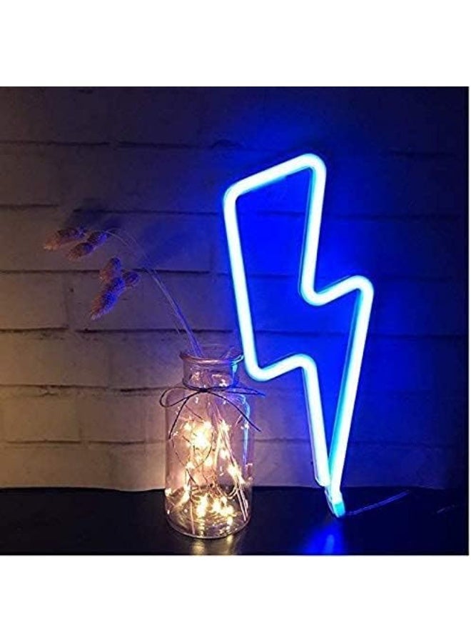 Lightning LED Neon Sign Blue - Image 5